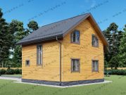 Каркасный дом 8х8 с мансардой
