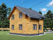 Каркасный дом 8х8 с мансардой