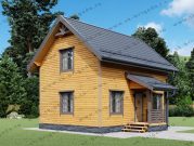 Каркасный дом 6х8 с 2 спальнями