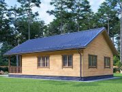 Одноэтажный дом 8х12