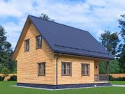 Проект дома 7 на 9 с мансардой