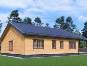 Проект одноэтажного дома 11х12