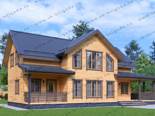 Каркасный дом 9х13