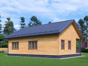 Одноэтажный дом 8х11