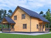 Проект двухэтажного дома 9 на 9