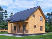 Проект двухэтажного дома 9х9