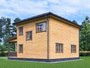 Проект двухэтажного дома 9 на 9