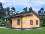 Дом с разноуровневой крышей