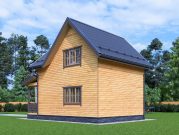 Проект дом 7х8 в полтора этажа