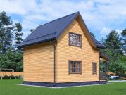 Проект дом 7 на 8 в полтора этажа