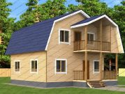 Проект дома из бруса "Илья Муромец"