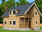Проект дома из бруса "Герцог"