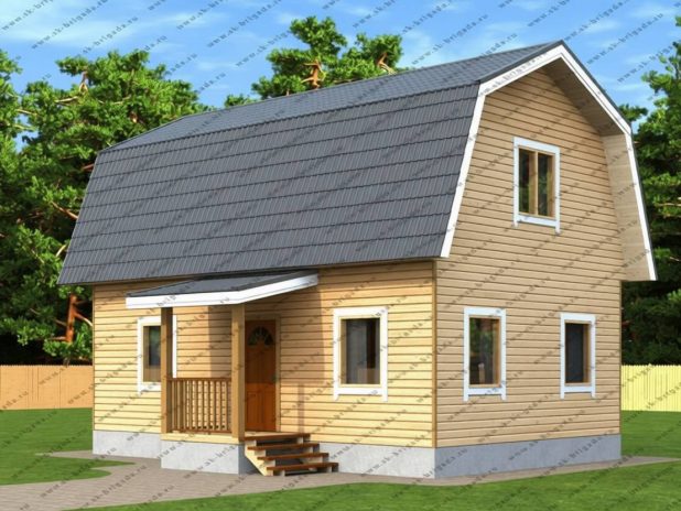 Проект дома шириной 9 метров под ключ