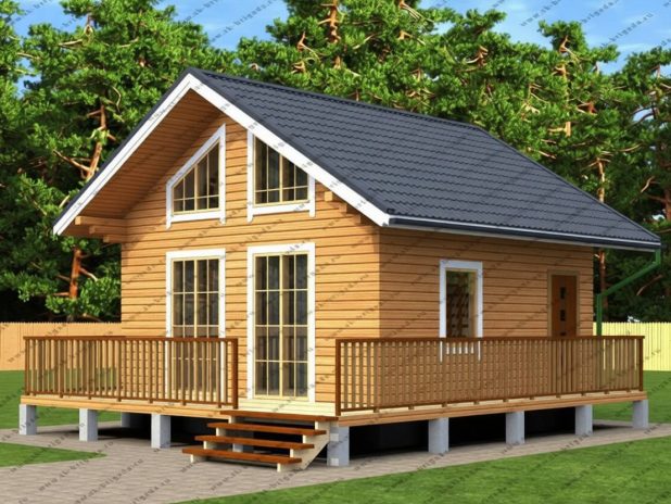 Дом из бруса студия под ключ