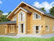 Дом из бруса 11х15 с гаражом