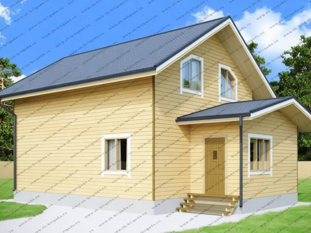 Коттедж из профилированного бруса под ключ