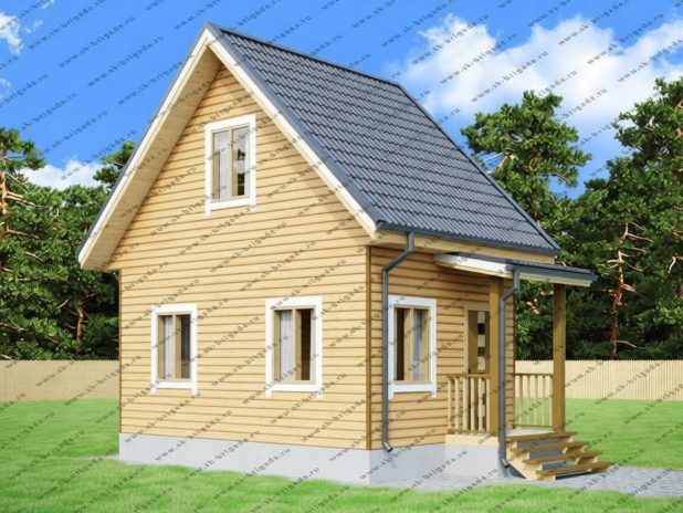 Дом из профилированного бруса 4х6 под ключ