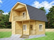 Проект дачного дома 6х6