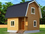 Гостевой дом 6х6 из бруса