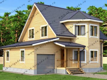 Проект дома с гаражом и котельной под одной крышей