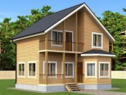 Всесезонный дом из бруса