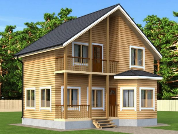 Всесезонный дом из бруса под ключ