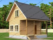 Дачный дом из бруса 4 на 6