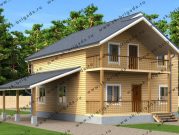 Жилой дом из бруса 9х9 с гаражом