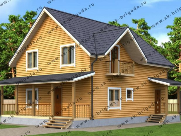 Дом из шлифованного бруса под ключ