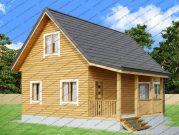 Дом 6х9 из бруса с котельной