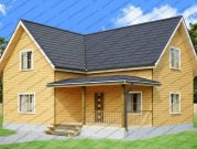 Дома из бруса 9 на 11 с мансардой