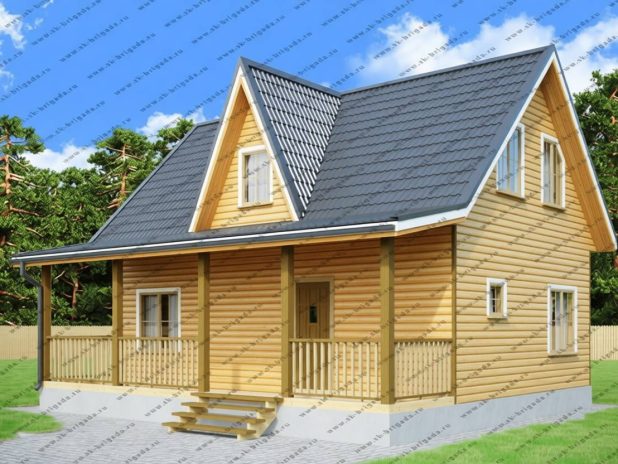 Дом 6х9 с 4 спальнями под ключ