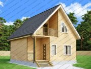 Дом из профилированного бруса 7х8