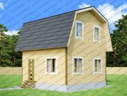 Дома из бруса 6х6 с туалетом