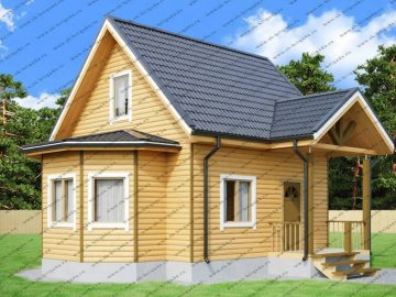 Дом 6 на 6 из профилированного бруса