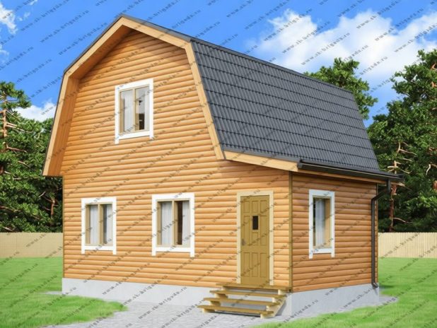 Дачный дом с туалетом на веранде под ключ