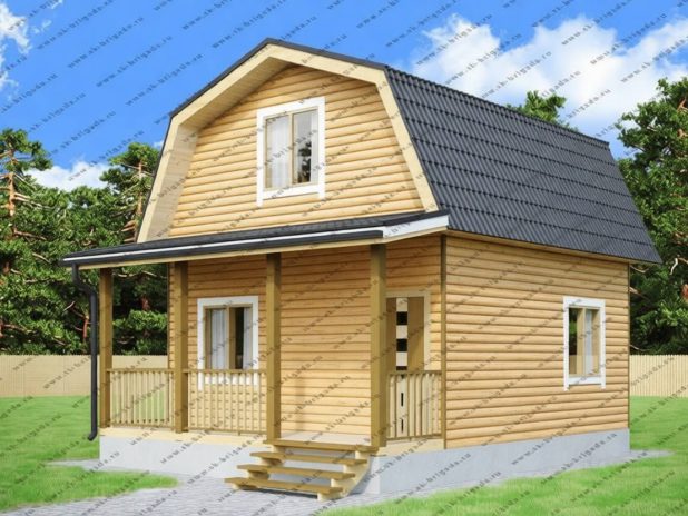 Дачный дом 6х6 с мансардой под ключ