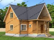 Дом из бруса 9х9 с мансардой