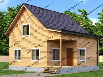 Дом из бруса от застройщика без участка