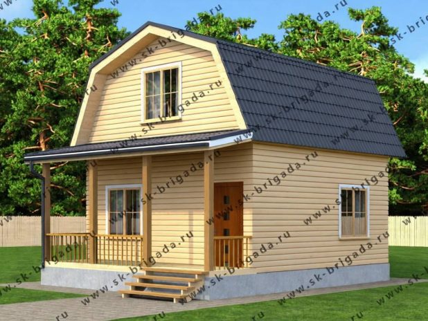 Дом 6х6 планировка без санузла под ключ