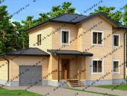 Дом из бруса 8 на 14 с гаражом