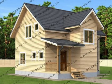 Садовый дом с эркером