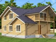 Двухэтажный дом из бруса 12 на 12