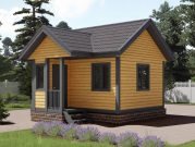 Баня 4х6 из профилированного бруса