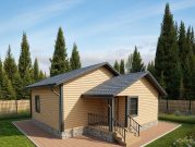 Одноэтажная баня 8х9