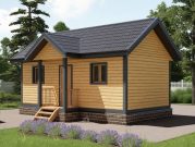 Одноэтажная баня 4 на 7