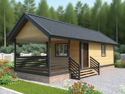 Баня 4 на 11 из бруса