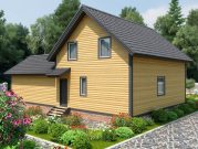 Дом баня с бассейном