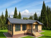 Баня из бруса с бильярдной