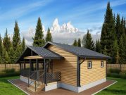 Одноэтажная баня 8 на 8